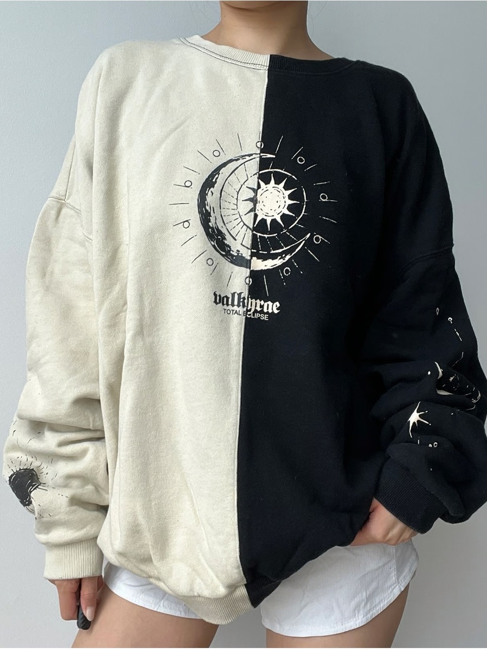 Valkyrae Merch Total Eclipse Pullover Sweater